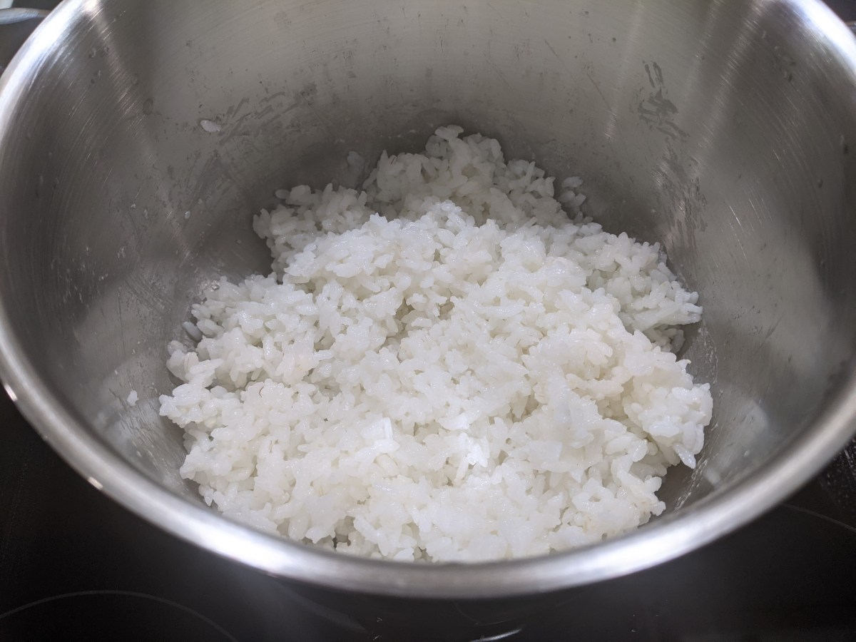 Riisi, kattilassa